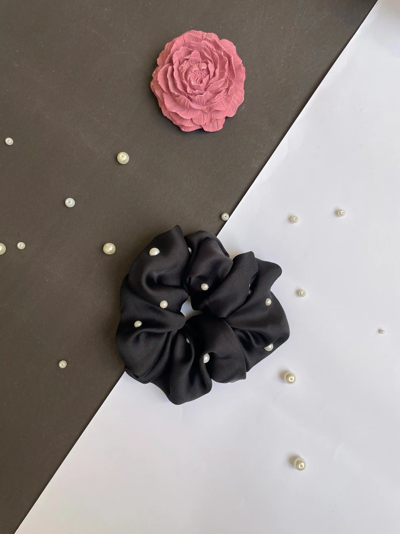 Black Pearl Scrunchies