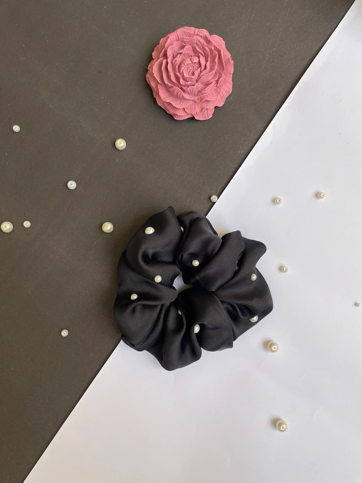 Black Pearl Scrunchies